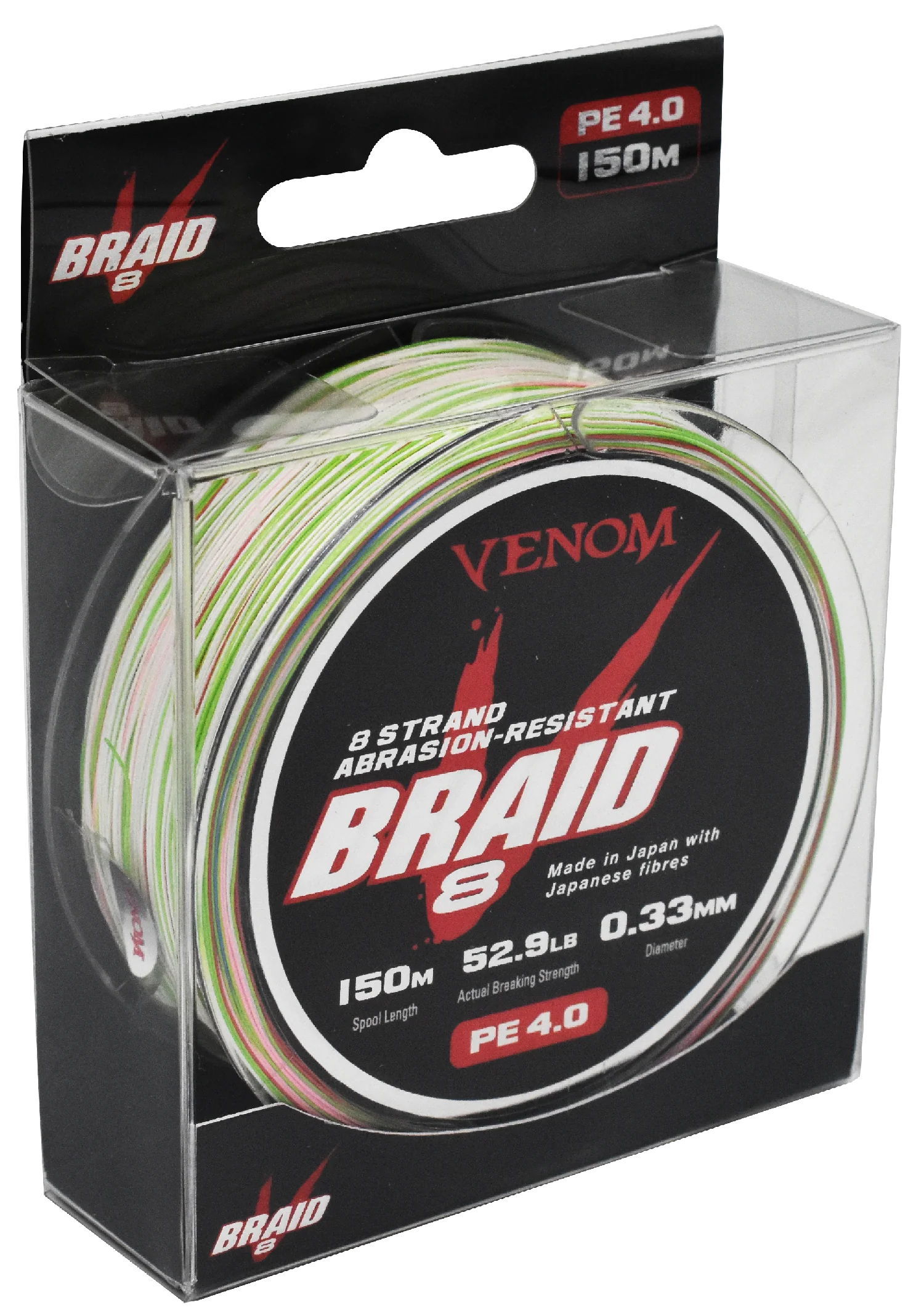 Venom V-Braid Multi Colour 150m