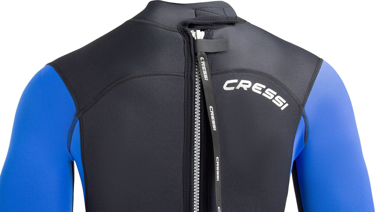 Cressi Med X Man SS Shorty Wetsuit 2.5mm Black Blue