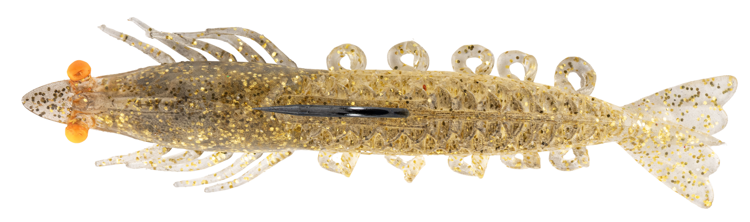 Berkley PowerBait Cull Shrimp - Gold top view