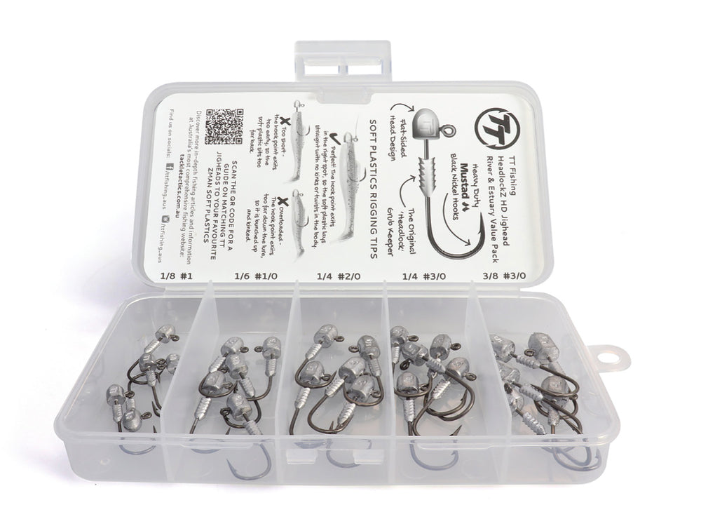 Tackle Tactics TT Flathead Bulk Value Jighead Pack 2084