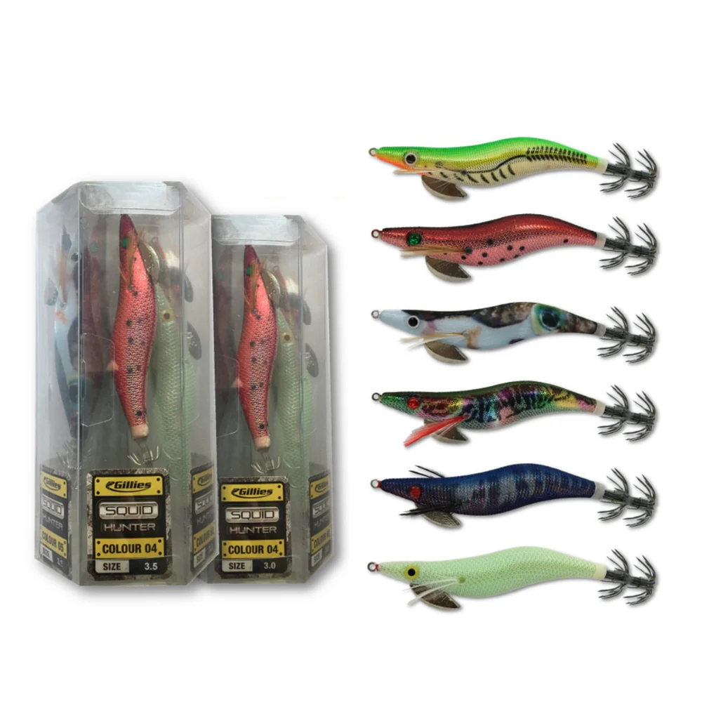 Gillies Squid Squid Hunter Squid Jig Lure Bulk Pack
