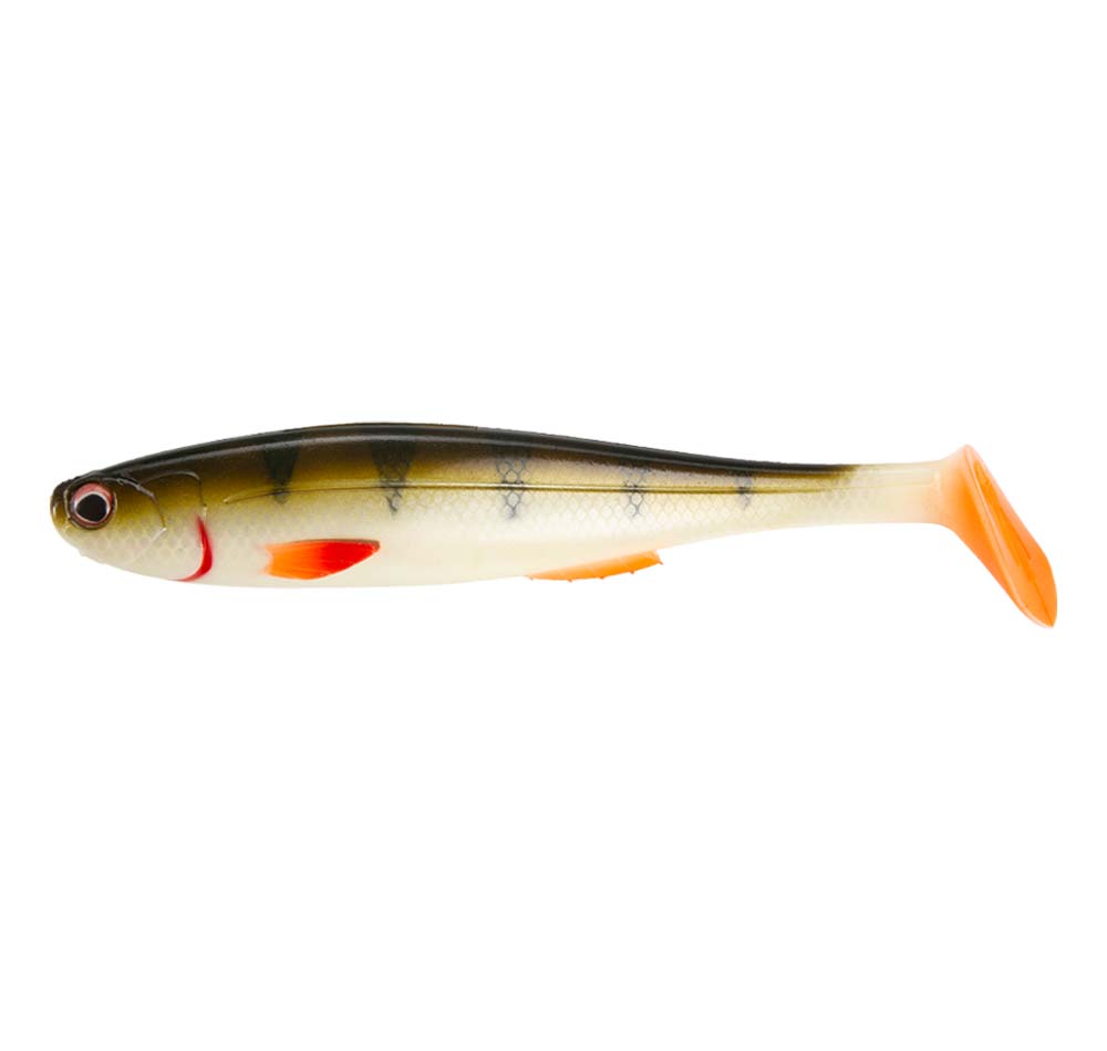 Irukandji Sicario 175mm soft plastic swimbait in Hot Wings
