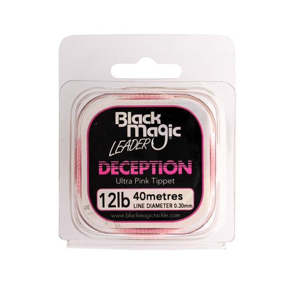 Black Magic Deception Tippet Leader Pink