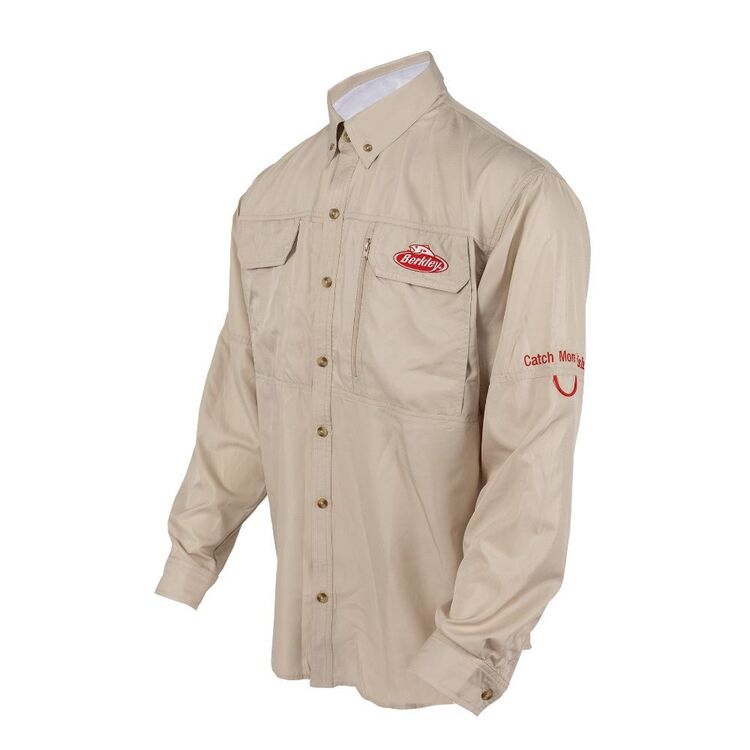 Berkley Vented Fishing Shirt Oatmeal