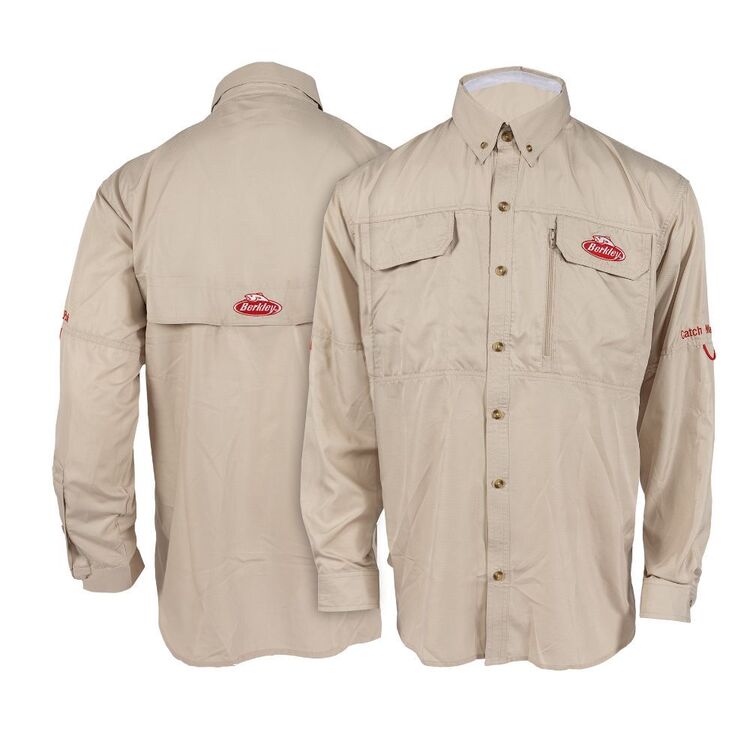 Berkley Vented Fishing Shirt Oatmeal