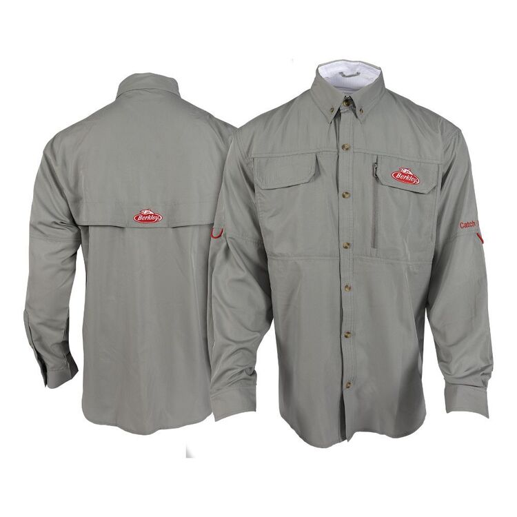 Berkley Vented Fishing Shirt Grey