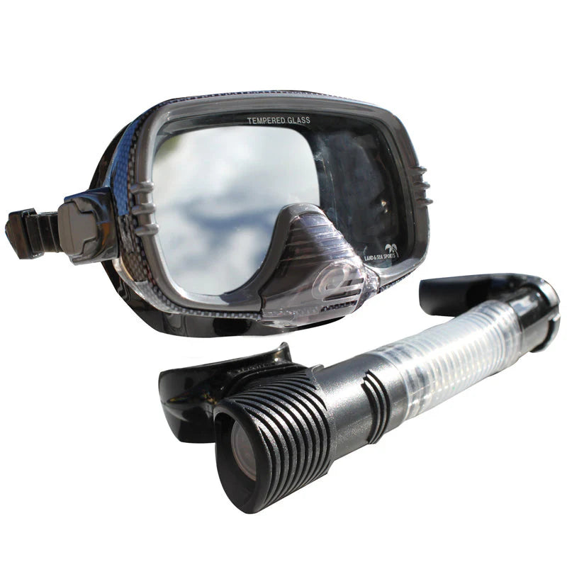 Land and Sea Stealth Executive Mask Snorkel Set