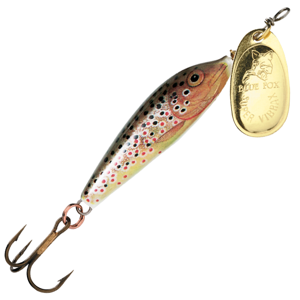 Blue Fox Minnow Trout Spinner Lure 2cm