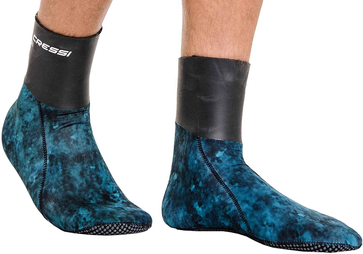 Cressi Sarago Camo Dive Socks Blue Camo 3mm