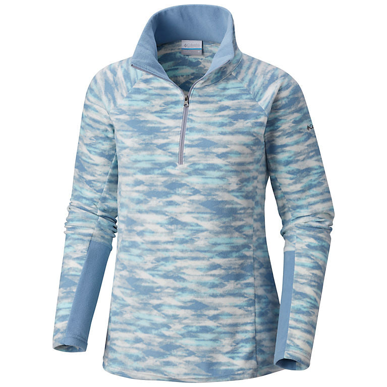Columbia Glacial IV Print Half Zip Womens Pullover Dark Mirage