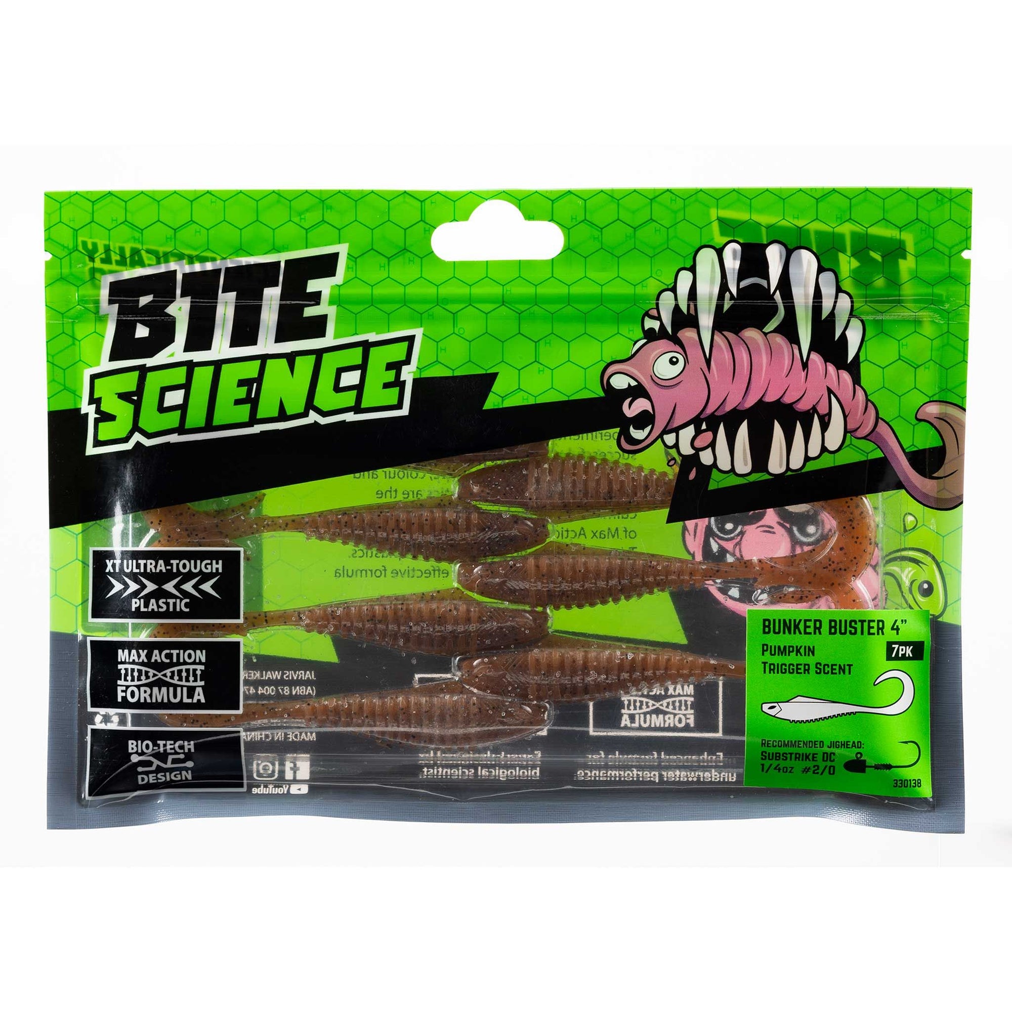 Bite Science Bunker Buster Soft Plastic Lure 4 Inch