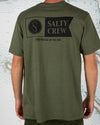 Salty Crew Alpha Short Sleeve Tee Forest Heather