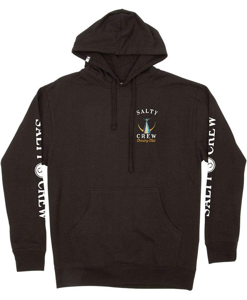 Salty Crew Tailed Hooded Fleece Jumper Hoody Black
