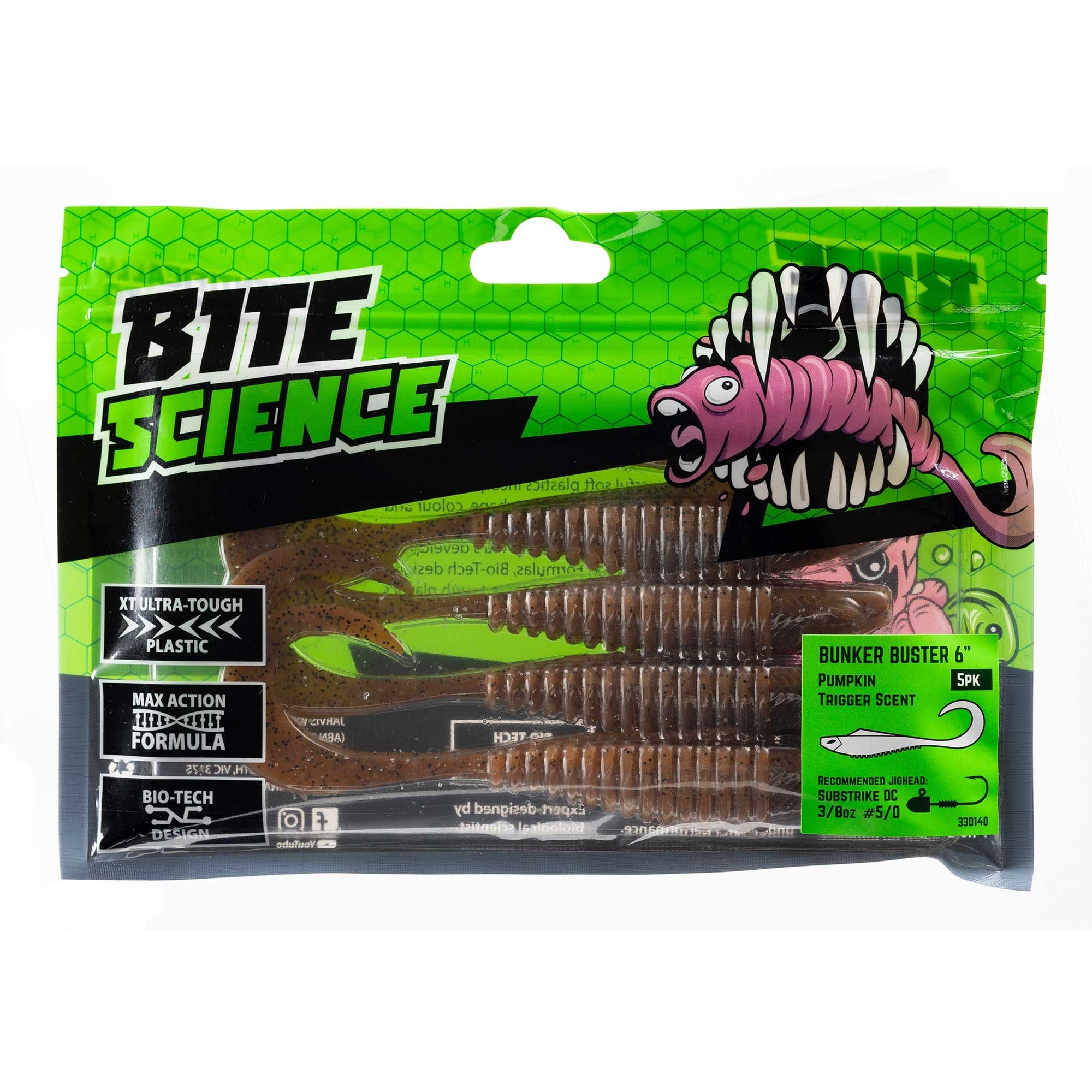 Bite Science Bunker Buster Soft Plastic Lure 6 Inch