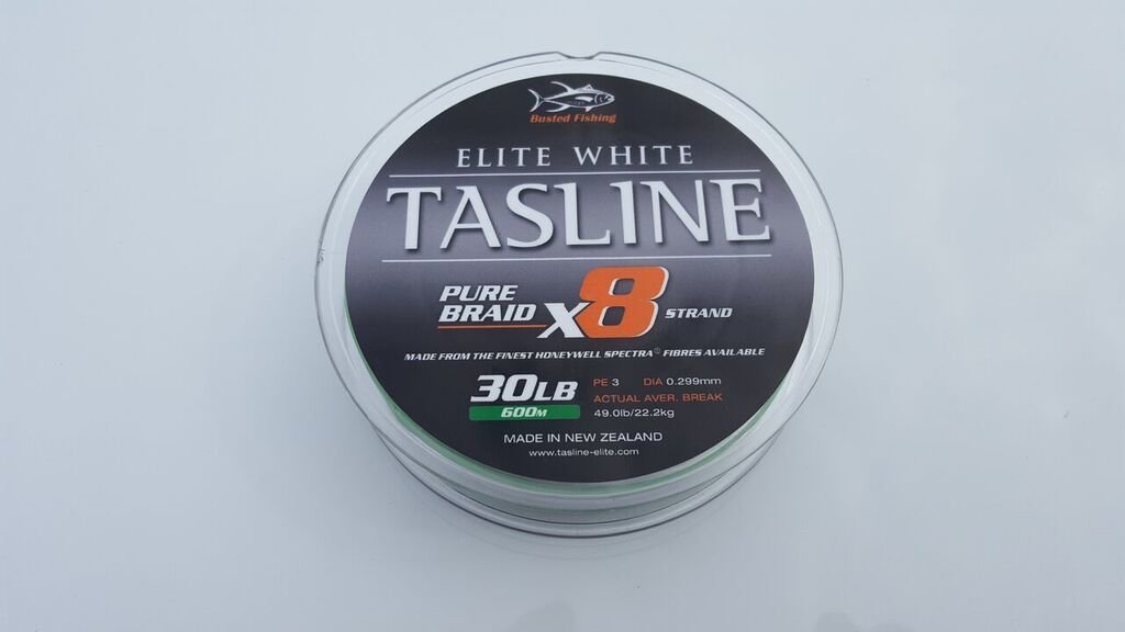 Tasline Elite White 600M Braided Fishing Line