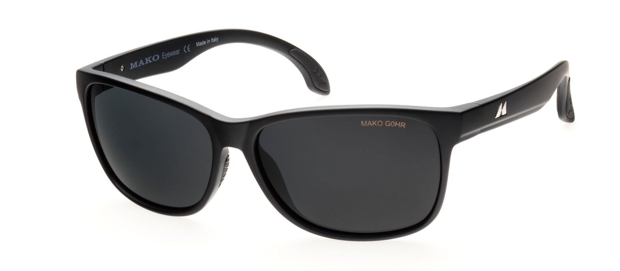 Mako Mistral Matte Black Frame Glass Lens Polarised Sunglasses