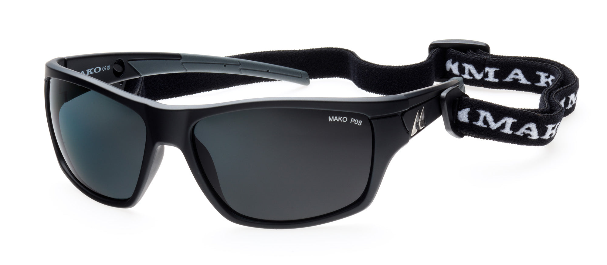 Mako Nemesis Matte Black Grey Frame Poly Grey Lens Polarised Sunglasses
