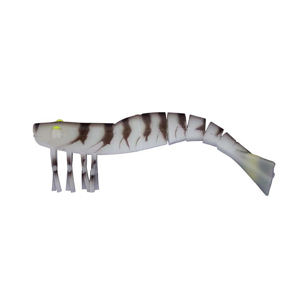 Zerek Live Shrimp Unrigged Soft Plastic Lure Value Pack 3.5 Inch