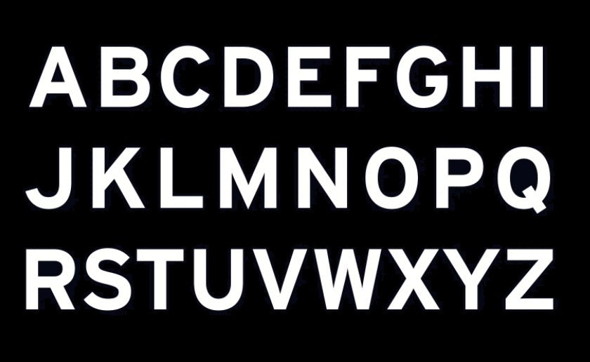 Boat Registration Rego Letter Sticker Pair 6-7.9 inches