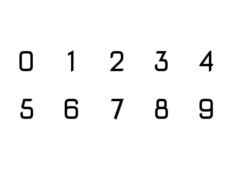 Boat Registration Rego Number Sticker Pair 6-7.9 inches
