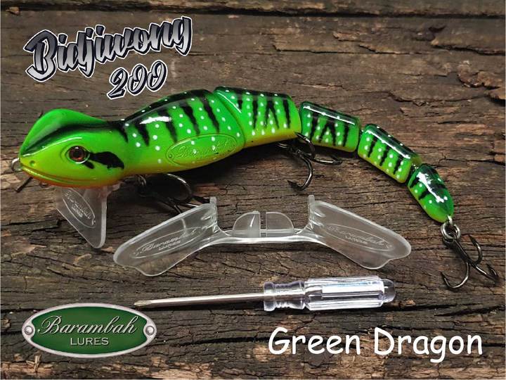 Barambah Bidjiwong 200mm Lizard Surface Walker Cod Lure
