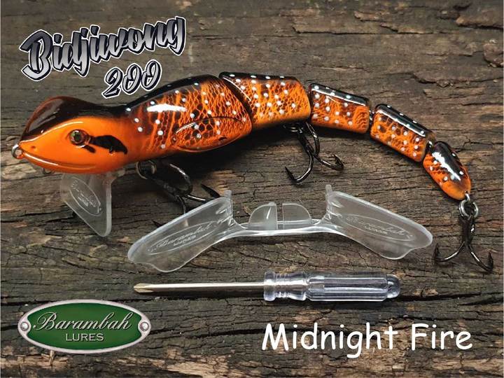 Barambah Bidjiwong 200mm Lizard Surface Walker Cod Lure