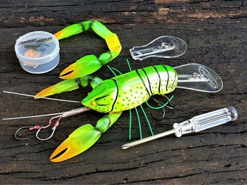 Barambah Hectic Yabbie Crayfish Craw Hard Body Trolling Lure