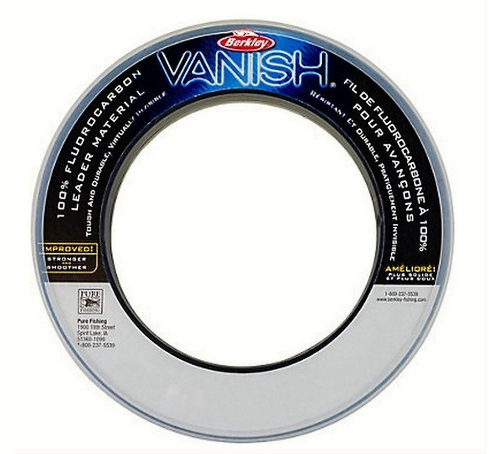 Berkley Vanish Fluorocarbon Leader Material Mega Clearance