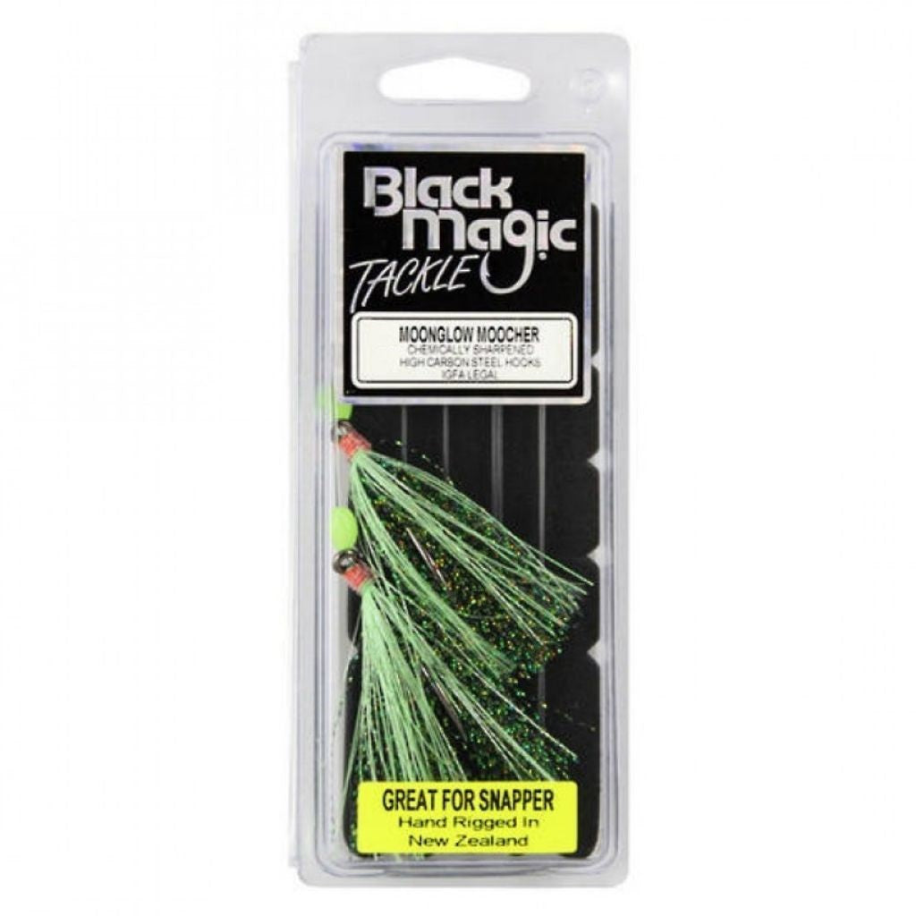 Black Magic Moonglow Moocher Pre-Tied Fishing Rig