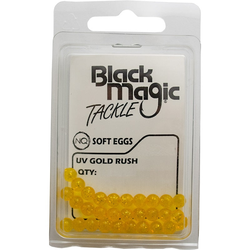 Black Magic UV Soft Egg Trout Bead