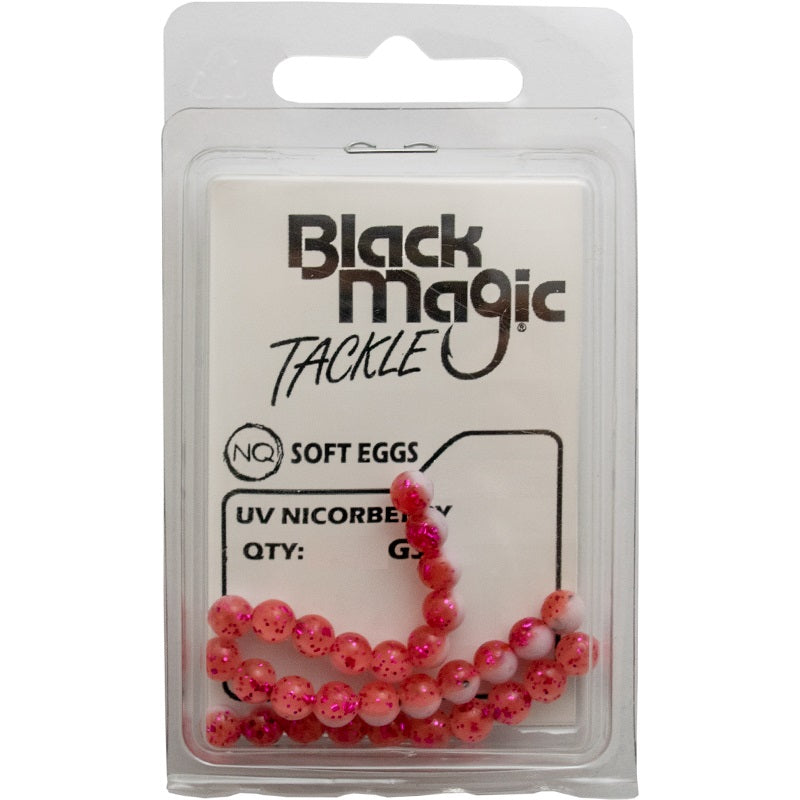 Black Magic UV Soft Egg Trout Bead