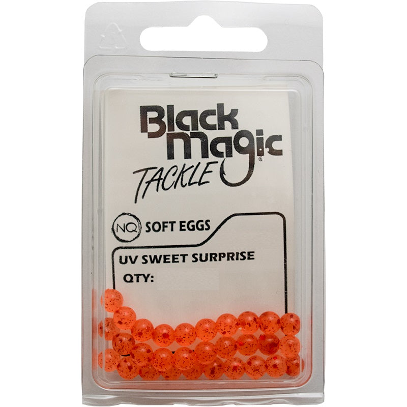 Black Magic UV Soft Egg Trout Bead