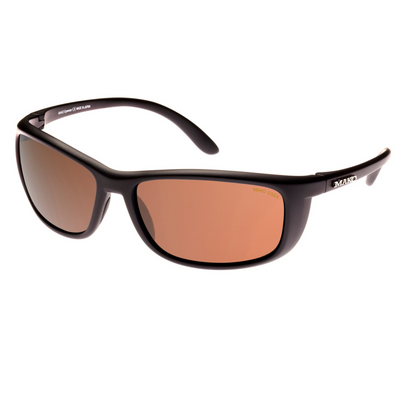 Mako Blade Matte Black Frame Glass Lens Polarised Sunglasses