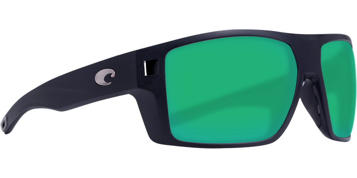 Costa Del Mar Diego Matte Black Frame Glass Lens Polarised Sunglasses