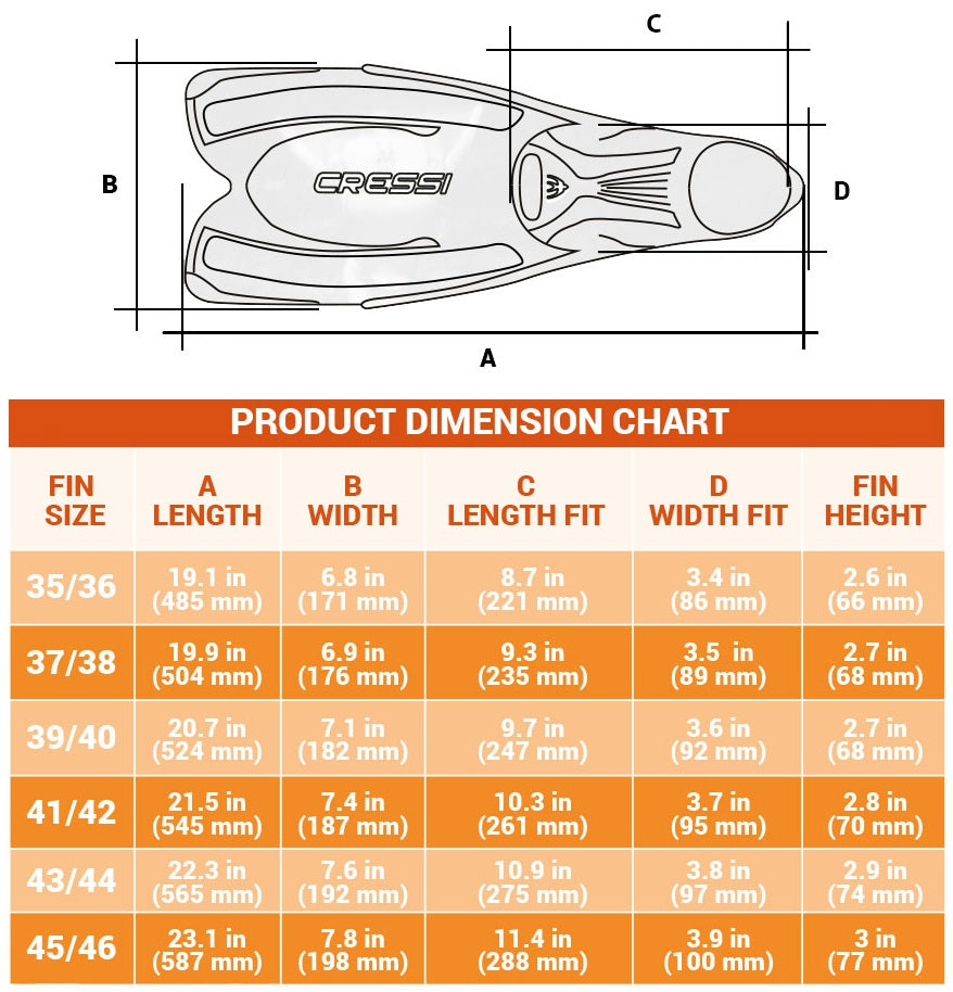 Cressi Agua Black Snorkelling Fins