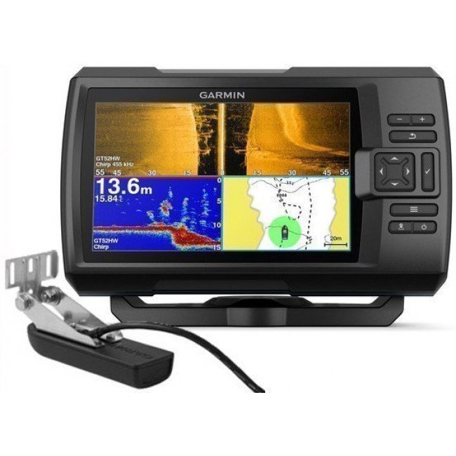 Garmin Striker Plus 7sv GPS and Sonar Sounder Fishfinder with GT52HW-TM Transducer 010-01874-01