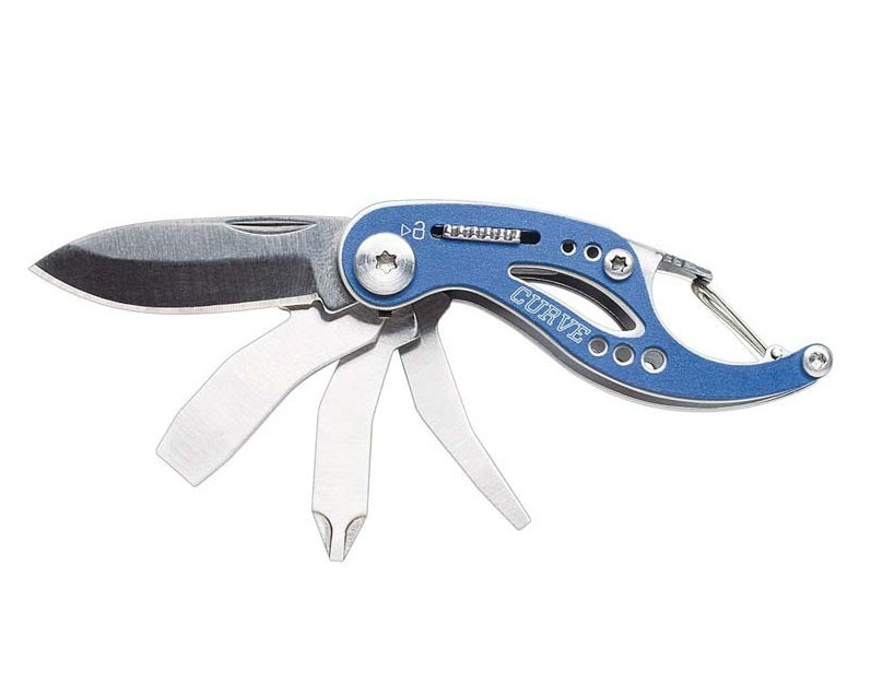 Gerber GE31000116 Curve Multi Tool Pocket Knife - Blue