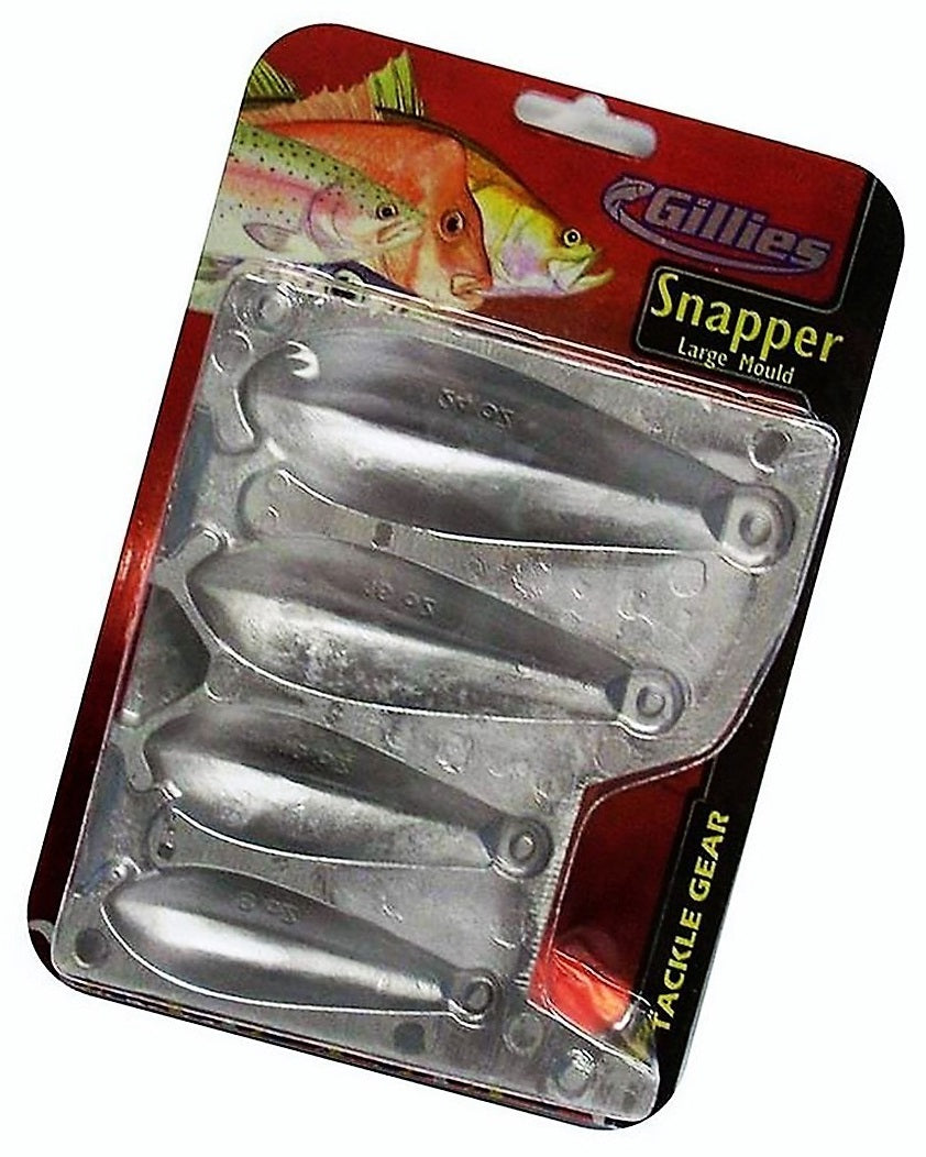 Gillies Snapper Lead Sinker Mould