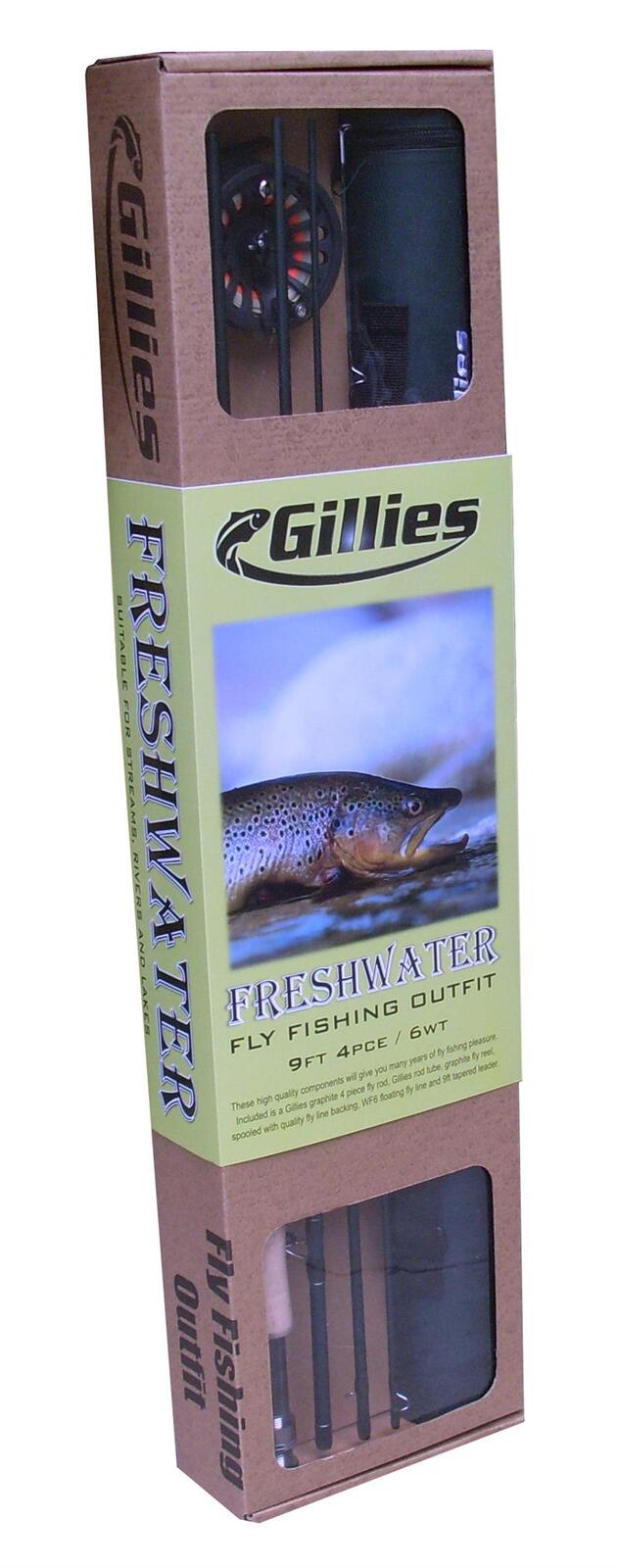 Gillies Complete Fly Fishing Rod and Reel Combo Set