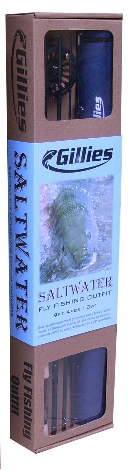 Gillies Complete Fly Fishing Rod and Reel Combo Set