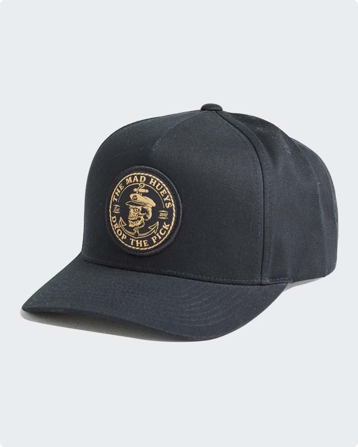 The Mad Hueys Drop The Pick Twill Snapback Cap Hat
