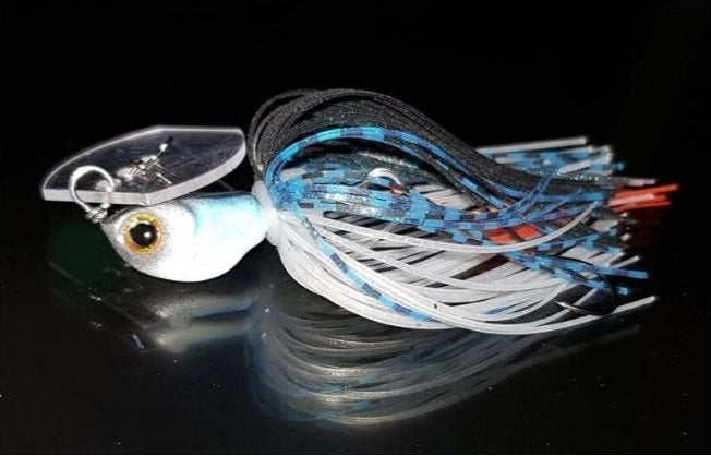 Hot Bite Spectre Assist Skirted Vibration Bladed Jig Lure - 5/8oz