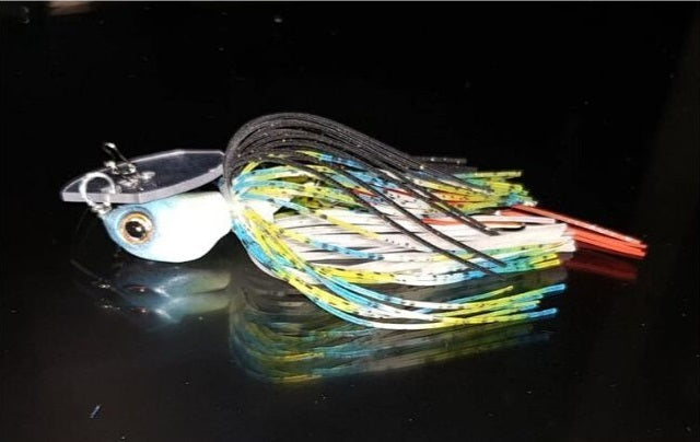 Hot Bite Spectre Assist Skirted Vibration Bladed Jig Lure - 5/8oz