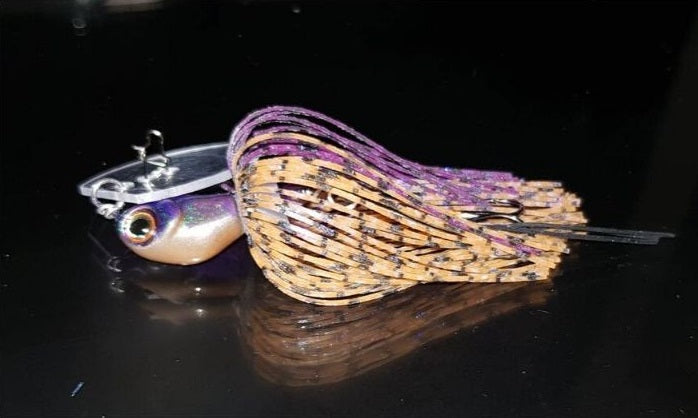 Hot Bite Spectre Assist Skirted Vibration Bladed Jig Lure - 5/8oz
