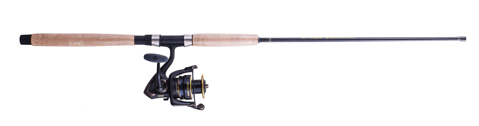 Jarvis Walker Solid Fibreglass Black Queen 8ft Rod and Ryobi Virtus 5000 Reel Combo