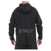 Jetpilot Flight Mens Hooded Jetski Tour Coat Black JA22160