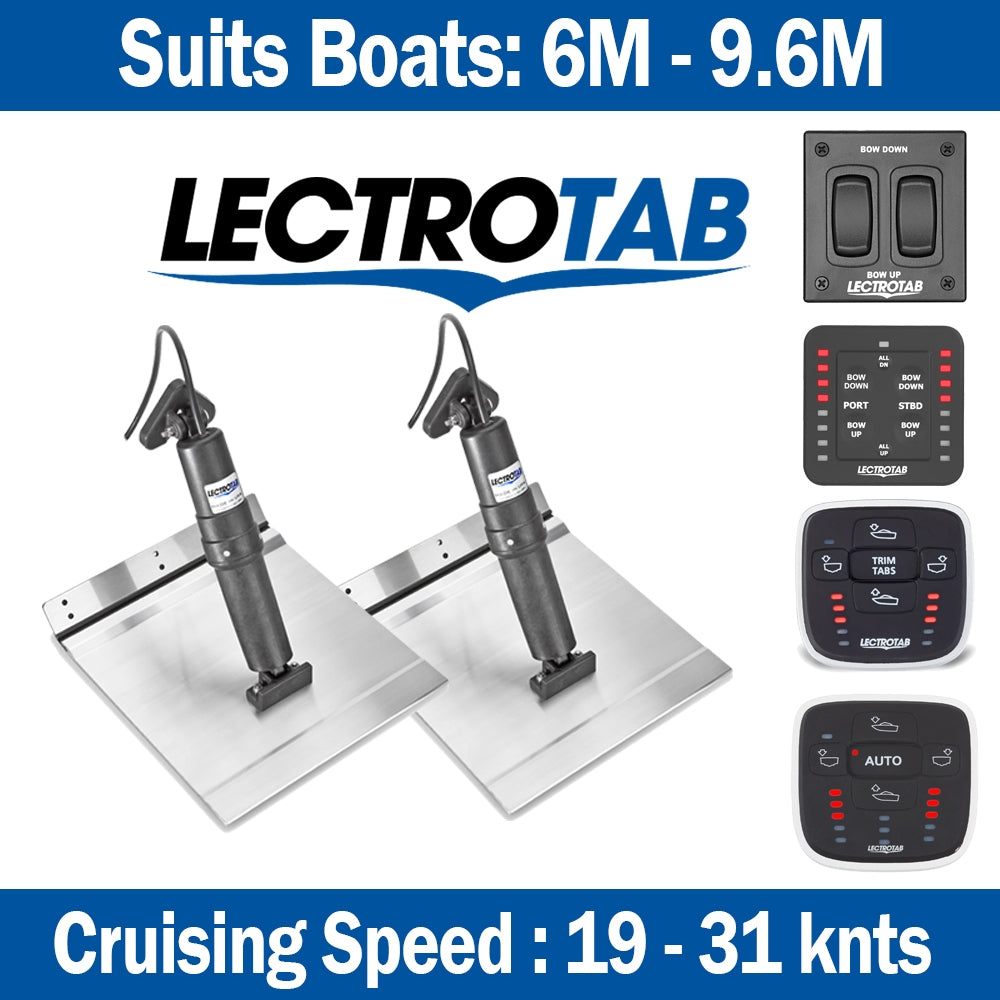 Lectrotab 12x12 Standard One Touch Trim Tab Kit - 8455