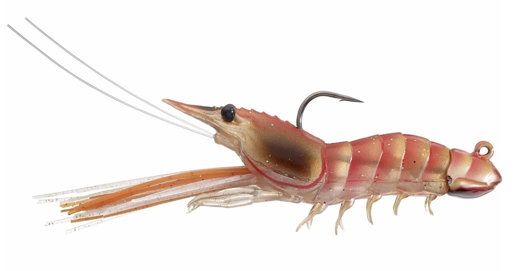 Live Target Fleeing Shrimp 3.5 inch Soft Plastic Lure