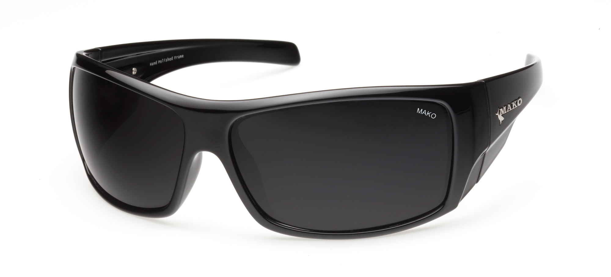 Mako Indestructible Matte Black Frame Poly Grey Lens Polarised Sunglasses