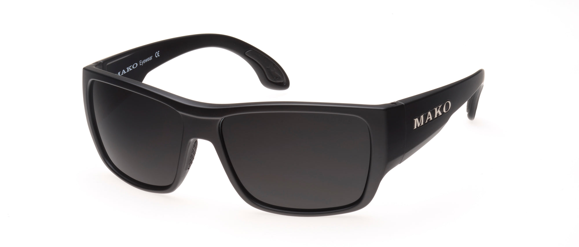 Mako Covert Matte Black Frame Polarised Sunglasses